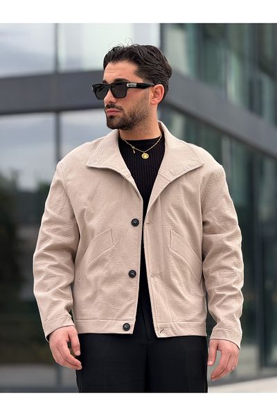 MİS MODA Men's spring cashmere jacket