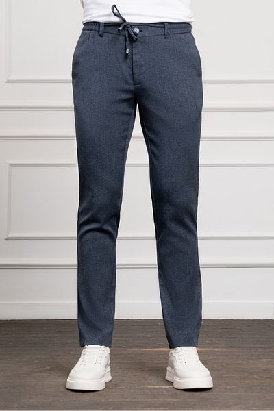 Morven Men's Marine Jogger Slim Fit Slim Fit Slim Fit Drawstring Pants with Snap Fasteners