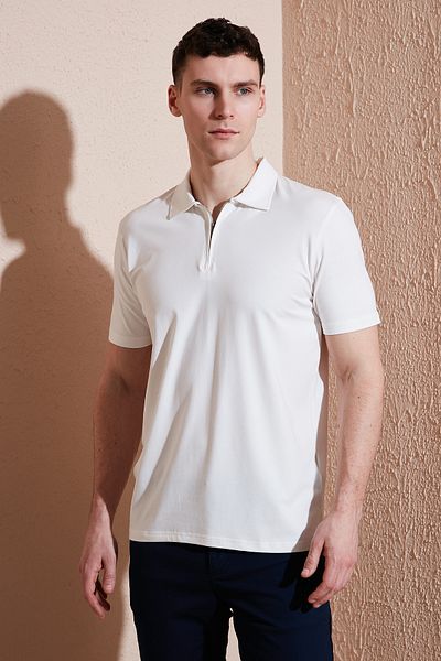 Buratti Regular Fit Cotton Polo Neck t Shattr Men 5902972