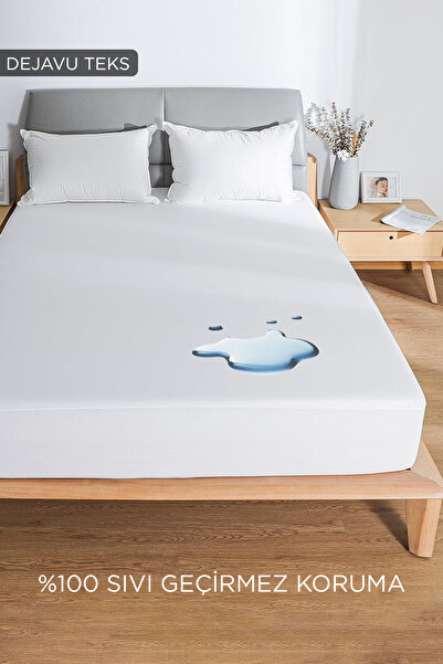 dt dejavu.teks %100 Sıvı Geçirmez Micro Fitted Yatağı Saran Alez | Tek Çift B...