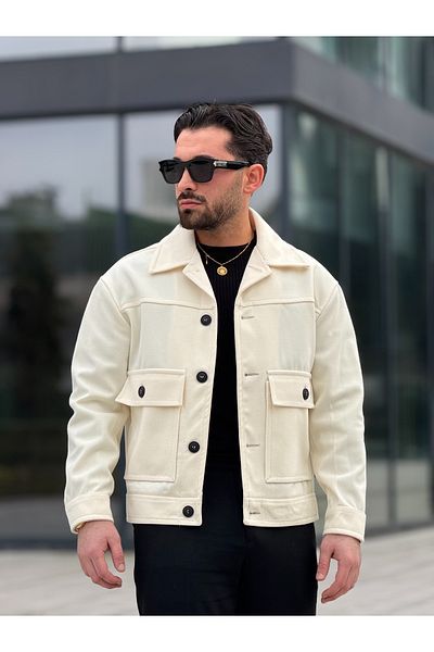 MİS MODA Men's spring cashmere jacket