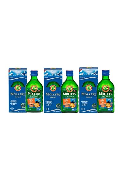 Möller's Tutti Frutti Omega 3 Balık Yağı 250 ml 3 Adet