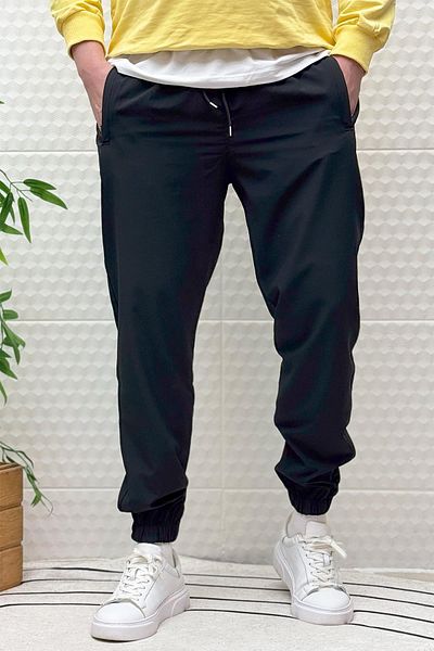 WAFRA Men's Full Lycra Jogger Pants with Elastic Legs