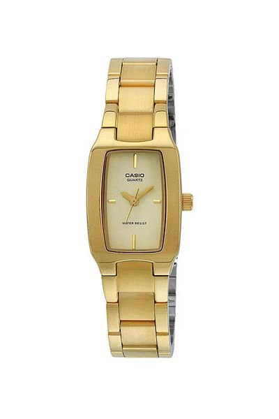 Casio Casio Enticer Analog-Digital Water Resistant Women's Watch LTP-1165N-9CRDF - 33 mm - Gold