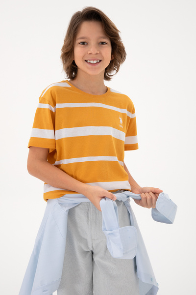 U.S. Polo Assn. Оранжева тениска за момче 50298959 -Vr051