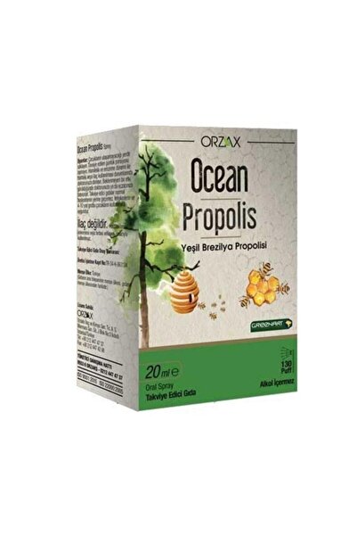 Ocean Ocean Ballı Yetişkin Ve Çocuklar Için Yeşil Brezilya Propolisi 20 Ml