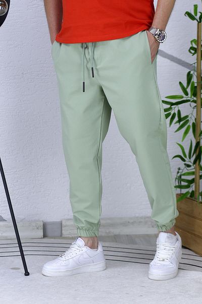 WAFRA Men's Full Lycra Jogger Pants with Elastic Legs