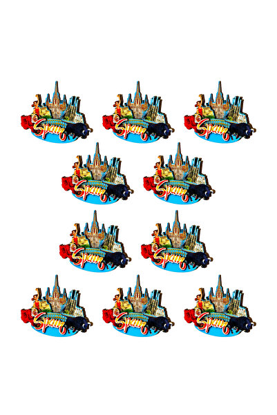 Vera Buzdolabı Magneti - 10 Adet Ispanya Magneti