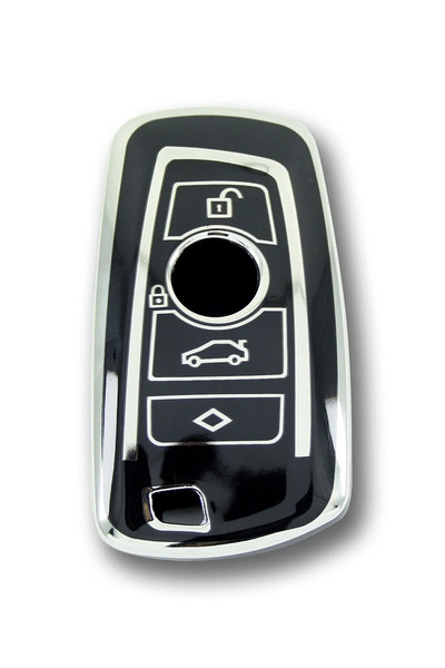 Skilit For Bmw 1 3 5 7 Series X1 X3 X4 X5 F10 F15 F16 F20 F30 F18 F25 M3 M4 Nano Key Case Black Silver Color