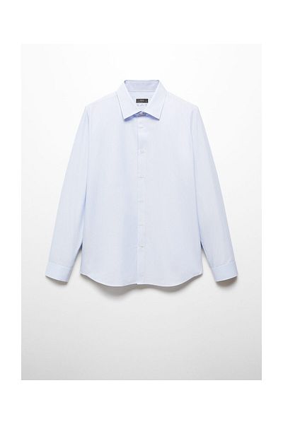 MANGO Man Slim-fit striped Coolmax« shirt