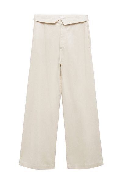 MANGO Kids Turn-up waist trousers