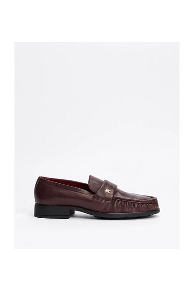 Tommy Hilfiger LOAFER MĚKKÁ NAPPA PLEATOVANÁ TOE