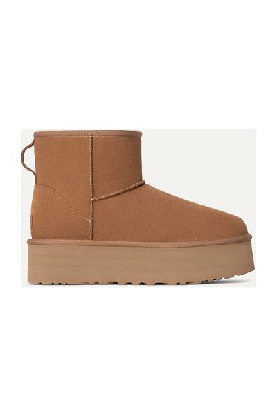 UGG Dámské boty1134991 W Classic Mini Platform Chestnut (pálení)