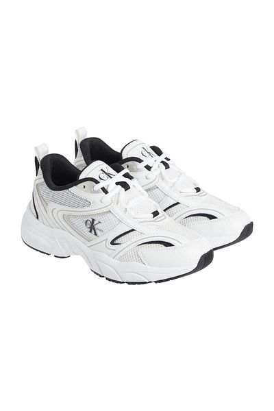 Calvin Klein حذاء رياضي جينز ريترو - مع شعار تنس