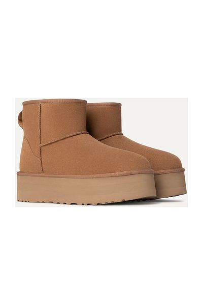 UGG Dámské boty1134991 W Classic Mini Platform Chestnut (pálení)