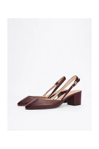 Tommy Hilfiger PUMP SLINGBACK - Kůže rovného střihu