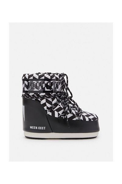 MOON BOOT 80D 1409550 Stylová vyšívaná kluzná praktická bota s čísly modelů