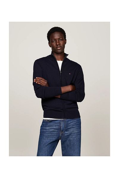 Tommy Hilfiger Essential Cotton Zip-Thru Sweatshirt