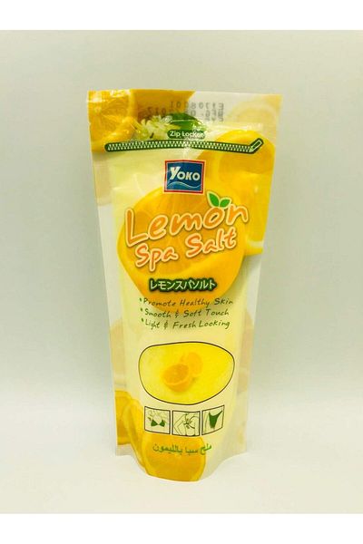 YOKO Salt--lemon Spa Salt--300g --- يوكو ملح سبا ليمون 300 جرام