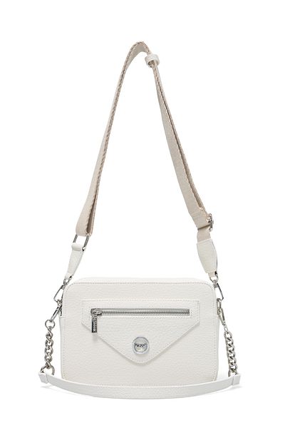 Fossil Biela dámska crossbody kabelka a taška cez rameno 05FO25Y5049