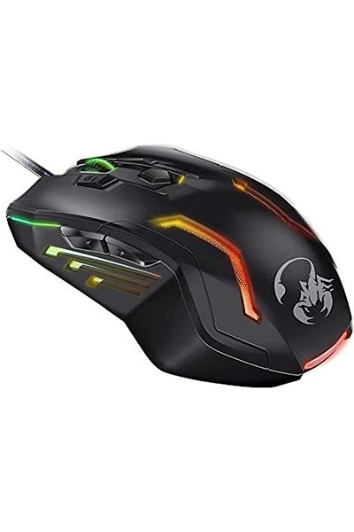 GENIUS ماوس الألعاب USB Scorpion SpearPro، أسود