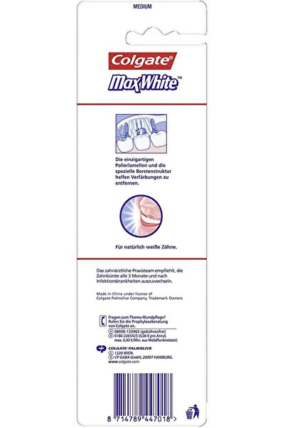 Colgate T.b Max White--med 1 1 Free (819882) --- Colgate Max White Toothbrush-Medium 1 1 Offer