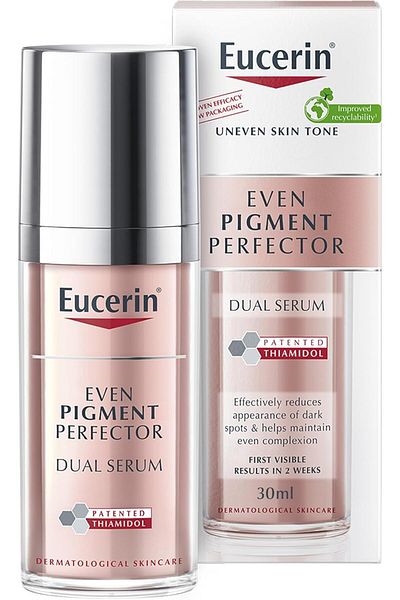 Eucerin Even Pigment Perfector Dual Face Serum Cream, Reduces Pigment Spots, Plumps up Wrinkles, Ref