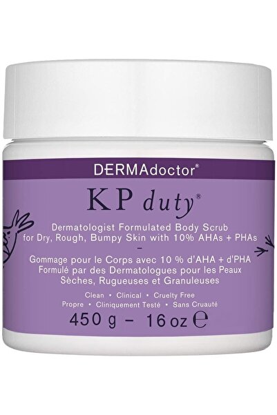 Dermadoctor مقشر الجسم Kp Duty Dermatologist Formulated 450 جرام - أبيض