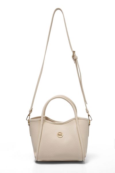 Fossil Μπεζ γυναικεία τσάντα χειρός και ώμου 05FO25Y5044
