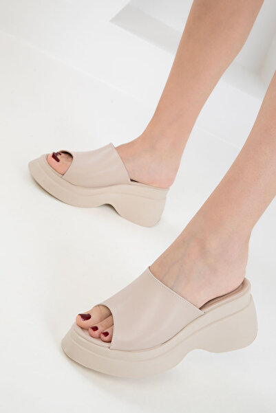 SOHO Bej Kadın Terlik 20394
