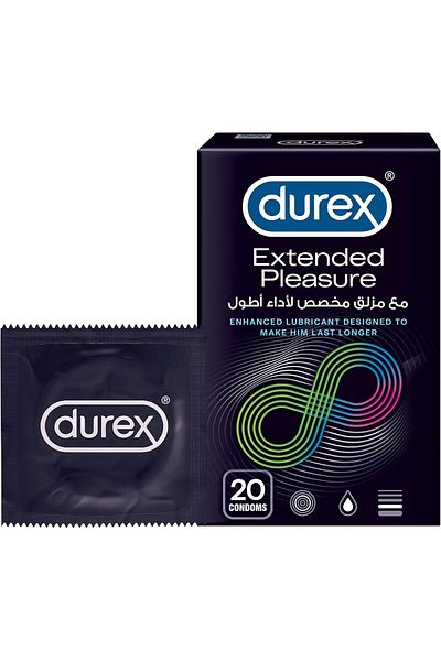 Durex Extended Pleasure Condom - Pack of 20