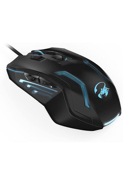 GENIUS ماوس الألعاب USB Scorpion SpearPro، أسود