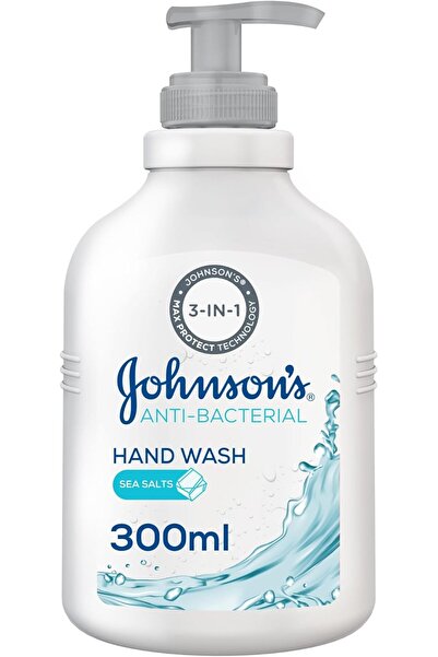 Johnson & Johnson غسول اليدين جونسون المضاد للبكتيريا بأملاح البحر، 300 مل