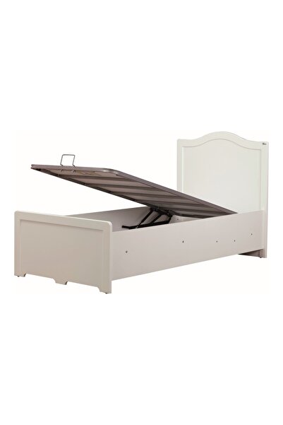 Meltem Classy Krem Genç Odası Tek Kişilik Amortisörlü (BAZALI) Karyola