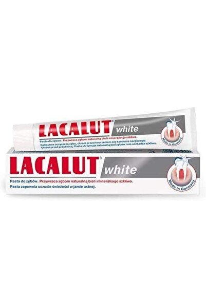 lacalut T.p 75 ml Whiting --- لاكالوت معجون اسنان 75 مل مبيض