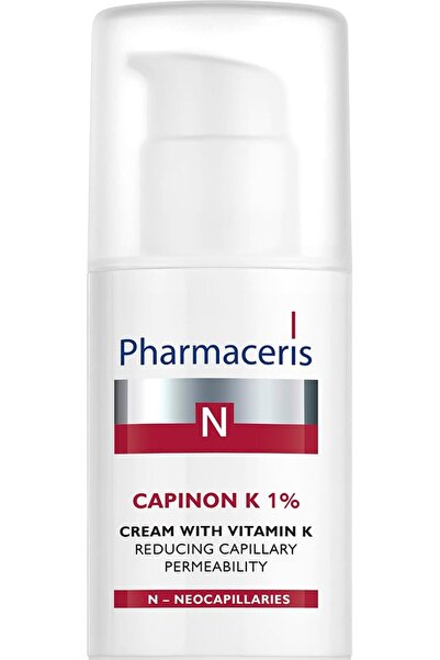 Pharmaceris كريم نيوكابيلاري كابينون كيه 1% مع فيتامين ك