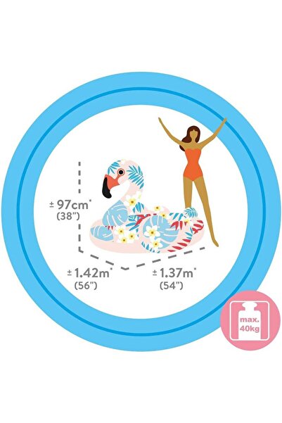 Intex Tropical Flamingo Ride-On, 57559