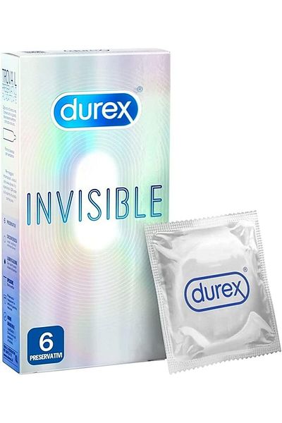 Durex Invisible Extra Thin Condom - 6 Condoms