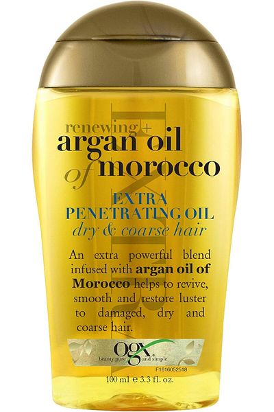 OGX Hair Oil Renewing Plus Argan Oil of Morocco Extra Penetrating Oil Dry and Coarse Hair Types 100m