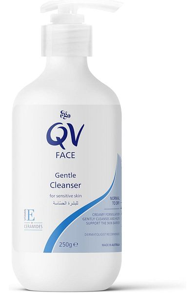 Qv Face Gentle Cleanser Formulated To Gently Cleanse Dry Or Sensitive Skin - 250 G