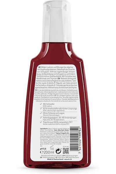 Rausch Willow Bark Treatment Shampoo 200Ml