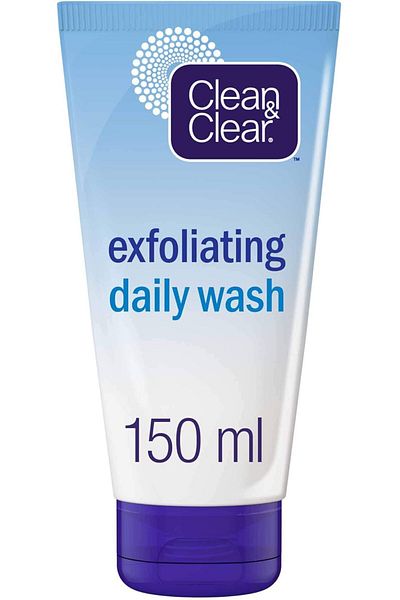 Clean & Clear Daily face Wash, exfoliating face wash effectively removes dirt, oil and dead skin cel
