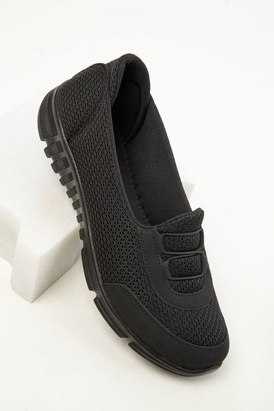 SOHO Schwarz-Schwarze Damen Sneakers 18777