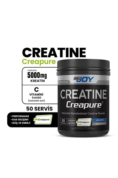 Bigjoy Sports Creatine Creapure ®   Unflavored 253 g 50 Servings Creatine Micronized