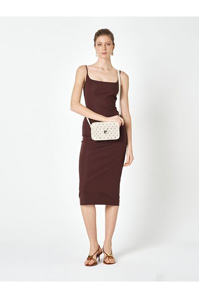 Pierre Cardin Vanilla Monogram Women's Crossbody Bag