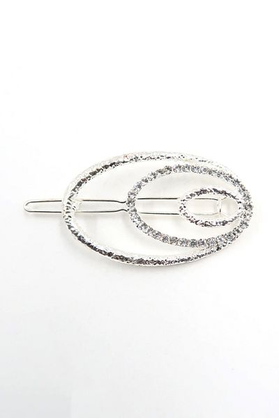 Trend Alaçatı Stili Women's Zircon Stone 5-Piece Hair Clip Set Gold Alc-X13845