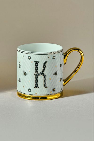 Karaca 330 ml Mug with Letter K