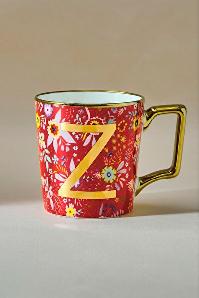 Karaca Flower Z Harfli Kupa 350 ml