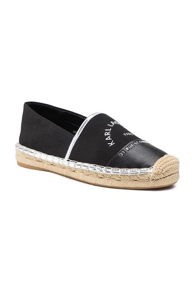 Karl Lagerfeld Espadrilky černé dospělé