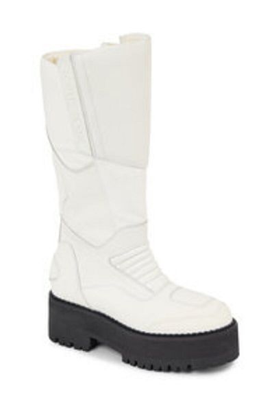 Tommy Jeans Térdig érő csizma White Adults